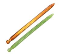 Healeved 2 Pezzi Manual Reflexology Tools For Deep Tissue Massage Acupressure Bar For Full Body Relaxation Lightweight Facial And Ear Massager Probes