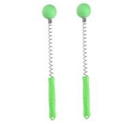 Healeved 2 Pezzi Martelli per Massaggio in Silicone Manico a Molla, Strumento Manuale per Rilassare Muscoli Contratti, Adatti per Schiena e Addome, per Ufficio e Viaggio