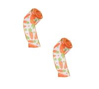 Healeved 2 Pezzi Nastro Pasquale Cablato Nastro Decorativo con Rigido in Tessuto per Confezioni Regalo Ghirlande e Bouquet Colori Pastello per Decorazioni Festive