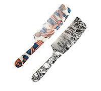 Healeved 2 Pezzi Pettini Professionali Ultra Sottili per Taglio Resistenti e Sicuri per Tutti Tipi Design Ergonomico Antigraffio per e Casa