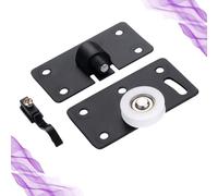 Healeved 2 Pezzi Pulegge per Porte Scorrevoli in Metallo, Rullo per Porta Armadio e Guardaroba, Ruota del Mobile per Apertura Liscia, Accessori per Porte Scorrevoli da Interno, Uso