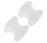 Healeved 2 Pezzi Rullo di Ancoraggio per Yacht, Rullo Guida Ancora in Nylon Bianco, 2x1.7in, Compatibile Imbarcazioni e Yacht, per Uso Marino e Mare Mosso