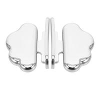 Healeved 2 Pezzi Sollevatore per Coperchio WC Argento in Silicone | Forma a Nuvola, per Casa e Hotel, Facile da Pulire, Mantiene le Mani Sicure Lontane