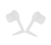 Healeved 2 Pezzi Tappo Accessorio per Facciale in Gomma Bianco Funzione Anti-perdita Efficiente per Dispositivo di Vapore Viso per Spa e Saloni