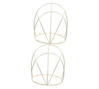 Healeved 2 Pz Supporto Per Antica Telaio Porta a Per Supporto Per Fascia a Corone a Tre Livelli Espositore a Copricapo Per La Casa Metallo