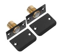 Healeved 2 Set Chiusura Magnetica Invisibile per Porte Doppie Sfera Regolabile in Acciaio Inossidabile, Piastra di Battuta Regolabile, per Uso Residenziale e Ufficio