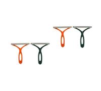 Healeved 2 Set Depilatore Pennelli Da Trucco A Parete Intradosso Portasciugamani Da Armadio Tromba Semplici Pennelli Per Il Trucco Feritoia Adesivi Per Finestre Asta Grattare Pp 2 Pezzi * 2