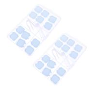 Healeved 2 Set Di Scatole Porta Lenti Colorate Organizer Per Occhiali Custodia Per Occhiali Contenitore Per Riporre Gli Occhiali Blu Pp