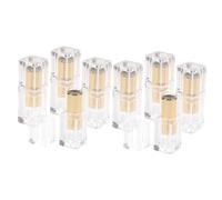 Healeved 2 Set Di Tubi Per Rossetto Vuoti Set Di Tubi Per Rossetto Contenitori Per Cosmetici Da Viaggio Tubi Ricaricabili Eleganti 4 Pezzi * 2
