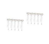 Healeved 2 Set Spilla D'amore Spille Pettorali A Cuore Rosso Cartone Animato Le Signore Amano La Spilla A Cuore Le Donne Amano La Spilla A Cuore Spilla Cuore D'amore Lega Argento 5 Pezzi*2
