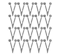 Healeved 20 Campanelli da Pesca a Clip con Clip a Coccodrillo Allarme Esca per Canna da Pesca Resistente alle Intemperie Indicatore di Abboccata Lago e Mare Set da 20 Pezzi