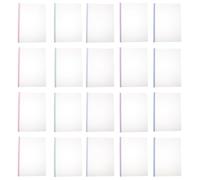 Healeved 20 copertine per documenti con barra scorrevole - Cartelline trasparenti per documenti in formato A4 e Letter - Cartelline di presentazione - Copertine per curriculum vitae per scuola e