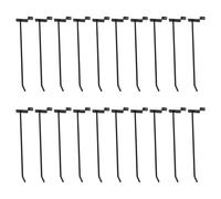 Healeved 20 ganci per pannelli a doghe - Ganci e appendini resistenti per appendere oggetti per la pulizia della casa, materiali per la pittura, cavi di prolunga - Asta lunga 19 cm