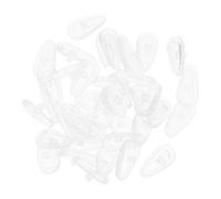 Healeved 20 Paia Naselli in Silicone Trasparente per Occhiali Antiscivolo, Cuscinetti Comfort per Sostituzione Naselli Occhiali da Sole, Kit Protezione Naso Adatto a Vari Modelli