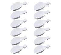 Healeved 20 Pezzi Bianca Piatto per Pratica per Inchiostro Calligrafico in | Uso Quotidiano e Professionale, Controllo Efficiente Dell’inchiostro, Supporto Stabile, Design Multifunzione