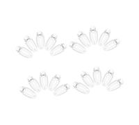 Healeved 20 Pezzi Fermagli Per Chioma Trasparenti a Di Becco D'anatra 4 Cm Fermagli Antiscivolo Per Bambini Design e Versatile Per Ogni Occasione Clip a Coccodrillo Per Acconciature Chic