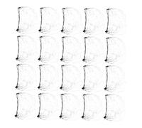 Healeved 20 Retine Per Elastiche Invisibili: Retine in Nylon Per Da Donna Per Realizzare Chignon - Forniture Fai Da Te Per Parrucche, Servizi Di Ristorazione E Chignon Da