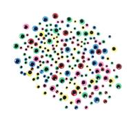 Healeved 200 Adesivi Occhi Mobili Autoadesivi per Bambole Fai da Te Decalcomanie Colorate Assortite per Creazioni Artigianali Accessori per Decorazioni Manuali e Lavoretti Creativi