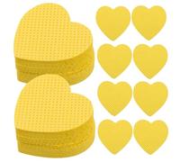 Healeved 200pezzi Dischetti Cuore in Cotone Per Rimuovere Unghie Salviette Delicate Per Pulizia Estensione e Salone Professionale