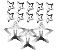 Healeved 20pezzi Fermagli Per Capelli Forma Di Stella Cinque Punte Forcine Scatto Piccole Mollette Per Capelli Resistenti in Metallo Carini Moda Per Donne e Bambine