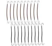 Healeved 20pezzi Ganci Per Coda Di Cavallo Con Doppio Gancio Fermacoda Elastici Per Per Donne e Ragazze Design Creativo e Pratico Colori