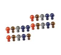 Healeved 20pezzi Mini Decorazioni Cristallo Forma Di Fungo Per Acquari e Giardini Decorazione Unica e Colorata Per Ambienti Domestici e Uffici