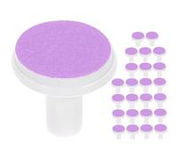 Healeved 24 Pezzi Lucidatrice Per Unghie Testina Di Ricambio Spingitore Lima Per Unghie Elettrico Pastiglie Adesivo Testine Di Rettifica Elettrica Lima Per Unghie 12 Mesi Lima Per Unghie Elettrico