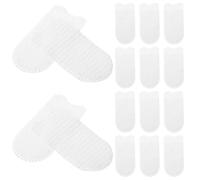Healeved 240 Pezzi Dischetti di Cotone Struccanti a Forma di U, Morbidi e Ergonomici, Realizzati in Cotone Bianco la Pulizia Quotidiana del Viso Riduzione