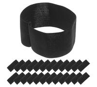 Healeved 25 Pezzi Fasce Elastiche Nere Commemorative 25 Pezzi, Bracciali da Lutto Regolabili Unisex Elastico, Fascia da Braccio per Funerali e Tributi Sportivi, Adatte per Eventi