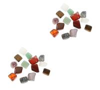Healeved 28pezzi Pietre Naturali Per Meditazione Pietre Energetiche Resistenti Per Chakra Decorazione Portatile e Strumento Di Rilascio Dello Stress