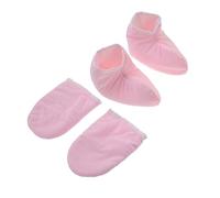 Healeved 2paia Guanti Cera Di Paraffina Rosa Per Trattamento Mani e Piedi Design Isolato Perfetti Per Spa e Terapia Del Calore Comfort e Ritenzione Del Calore Ottimizzati