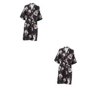 Healeved 2pezzi Abbigliamento Per Salone Spa e Parrucchiere Grembiule Antistatico e Design Elegante e Funzionale Per Massaggi e Trattamenti Estetici