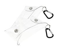 Healeved 2pezzi Borsa Portaoggetti Trasparente Borsa Portaoggetti Compatta e Portatile Realizzata Durevole Per Quotidiano e Viaggio Breve