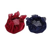 Healeved 2pezzi Cappelli Da Notte Sintetica Copricapo Elástico Per Dormire Per Trattamenti e Comfort Notturno Colori e Adatto Tutte Le Donne