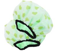 Healeved 2pezzi Cappellino Da Doccia Per Donne Copricapo Satin Con Motivo Cuori Protezione Per e Comfort Assicurato Durante Bagno o Cucina