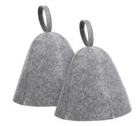 Healeved 2pezzi Cappello Sauna Feltro Morbido e Traspirante Accessorio Per Bagno e Spa Protezione Contro Surriscaldamento e Danni Ai Per Sauna Finlandese e Bagni Russi