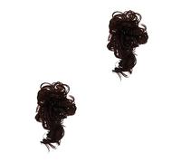 Healeved 2pezzi Chignon Finto Disordinato Di Estensioni Per Facile Da Indossare e Per Look Naturali e Comfortevoli