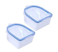 Healeved 2pezzi Ciotola Per Smalto Per Unghie Ciotola Per Manicure Per Rimuovere Lo Smalto Prodotti Per Manicure Strumento Per Spa Realizzato Non Si Rompe e Non Sbiadisce Facilmente