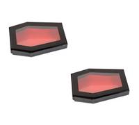 Healeved 2pezzi Coffin Shaped False Eyelash Box e Riutilizzabile Per Halloween Organizzatore Design e Spazioso Per