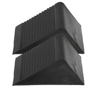 Healeved 2pezzi Cunei per Ruote in Gomma Resistenti per Auto Blocchi di Arresto per Pneumatici Antiscivolo Triangolo di Controllo dei Pneumatici Salva-pneumatici