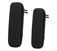 Healeved 2pezzi Custodia per Spazzolino Elettrico Portatile in Rigido e Pu Protettiva Cerniera per Spazzolini da Viaggio e Trasporto Pulito e Sicuro