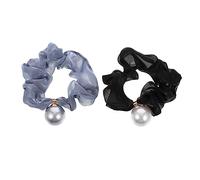 Healeved 2pezzi Elastico Per Capelli Da Donna Perle Fermagli Semplici e Eleganti Copricapo Coordinato Adatto Tutte Le Leggero e Comodo Da Indossare