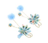 Healeved 2pezzi Fermagli per Chioma Forma di Fiore Retrò per Bambine e Donne, Comodi da Indossare Charm Pendente, Accessori Vintage per Uso Quotidiano