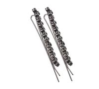 Healeved 2pezzi Forcine Per Capelli Metalliche Strass Scintillanti Fermagli Per Capelli Cristalli Accessori Per Decorativi Neri Fermaglio Per Pietre Forcine Per Strass Per Donne