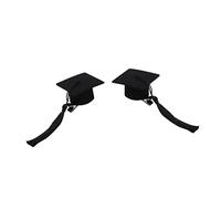 Healeved 2pezzi Laurea Cappello Fermaglio Per Decorazione Cerimonia Di Laurea Accessorio Per Di Cappello Scapolo Per Di