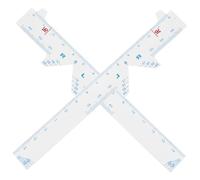 Healeved 2pezzi Misuratore Di Distanza Pupillare Righello Portatile Per Misurazione Occhi Strumento Professionale Per Ottimizzazione Lenti e Occhiali Precisione e Efficienza Per Tutte Le