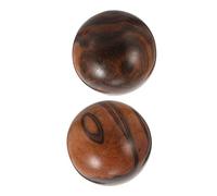 Healeved 2pezzi Palline Da Massaggio in Legno Portatili Palline Per Agopressione Per Anziani Giocattoli Decompressivi Per Famiglia Aiutano Ad Alleviare La Tensione Muscolare Stress