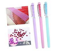 Healeved 2pezzi Penne Per Manicure Con Picker Di Strass e Strumenti Di Dotting Per Decorazioni Unghie e Creazioni Artistiche