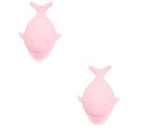 Healeved 2pezzi Per Silicone Per Per Doccia e Esfoliazione Della Per Dei e Del Capelluto Colore Rosa