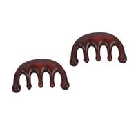 Healeved 2pezzi Pettine Massaggiatore Per Capelluto Larghi Combinazione e Dei Strumento Rilassante Portatile Per